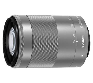 Discontinued - EF-M55-200mm f/4.5-6.3 IS STM (Silver) - Canon HongKong