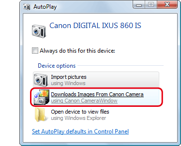 canon camera downloads