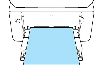 Loading Paper in the Manual Feed Tray