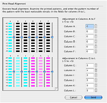 canon printer alignment