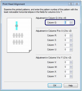 Analytiker nationalsang etc Aligning the Print Head