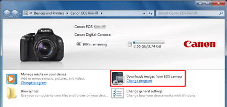 Importing Images To A Pc Eos Rebel T5 Eos 10d