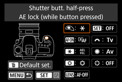 canon 80d custom settings
