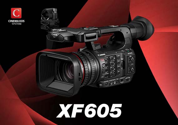 佳能正式推出全新輕巧型廣播級4K攝錄機 XF605