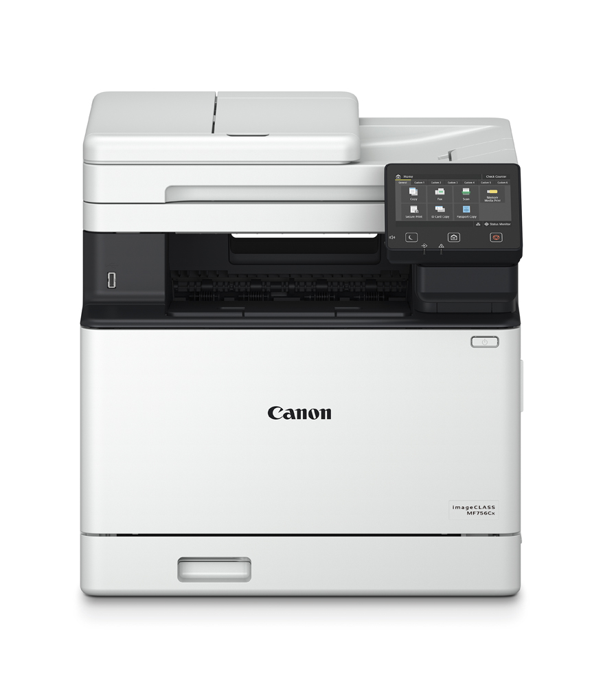 Canon New imageCLASS MF756Cx  Wi-Fi Full Duplex Color 4-In-1 Laser Printer Supporting V2 Color Printing Technology, Mobile Print and 5-inch Color Touchscreen LCD