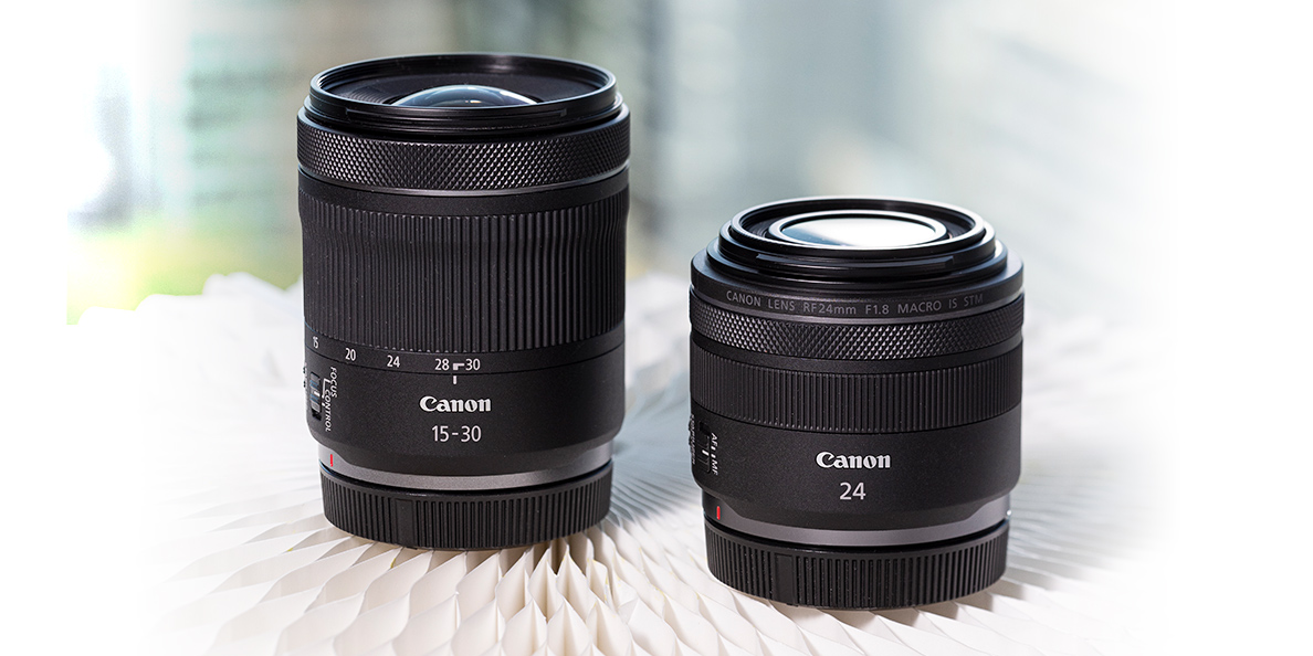 Canon Officially Launches the New Compact Full Frame Wide-angle RF Lens with Image Stabilizer RF 24mm f/1.8 Macro IS STM and RF 15-30mm f/4.5-6.3 IS STM