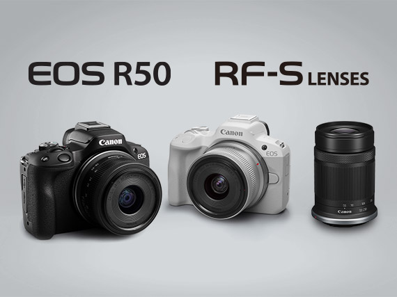 佳能最輕最細APS-C EOS R無反相機EOS R50及 RF-S 55-210mm f/5-7.1 IS STM鏡頭正式發售
