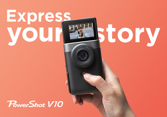 Canon 全新 PowerShot V10 – 全新概念小型 VLOG 相機