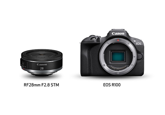 Canon Announces the Launch of EOS R Mirrorless Camera EOS R100 and New Wide Angle Pancake RF Lens RF28mm F2.8 STM