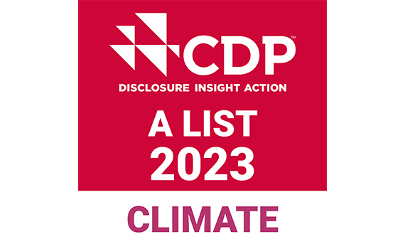 佳能於 CDP 全球環境資訊研究中心中「氣候變遷組別」獲得A級最高評分