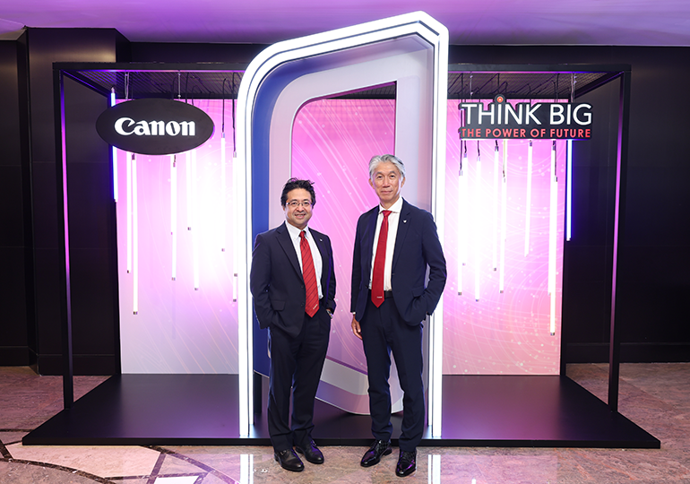 Mr. Norihiro Katagiri, Senior Vice President of Canon Singapore and Mr. Kazuhiro Ozawa, the President and CEO of Canon Hong Kong led guests to evolve towards an automation-driven future.