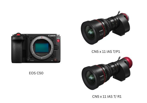 Canon 發布兼容 RF 鏡頭的全新全片幅 Cinema EOS 攝錄機 EOS C50 及超廣角變焦電影鏡頭 CN5 x 11 IAS T