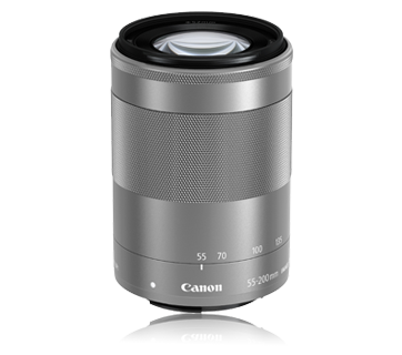 Discontinued items - EF-M55-200mm f/4.5-6.3 IS STM (Silver